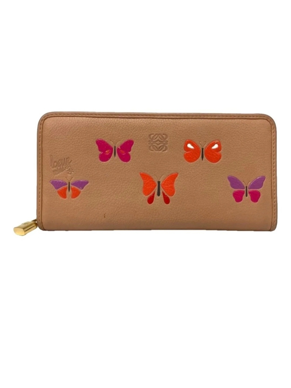 Loewe Madrid 1846 Limited Edition "Hand Painted" Butterfly Zip Motifs Collector